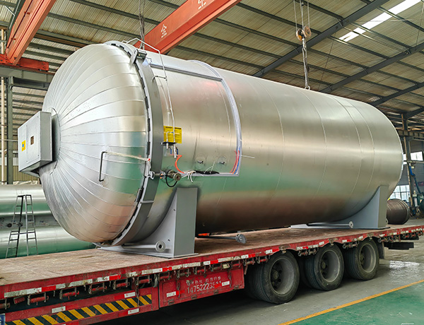 印刷膠輥臥式硫化罐